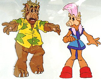 Rhonda is the alien that's not ALF