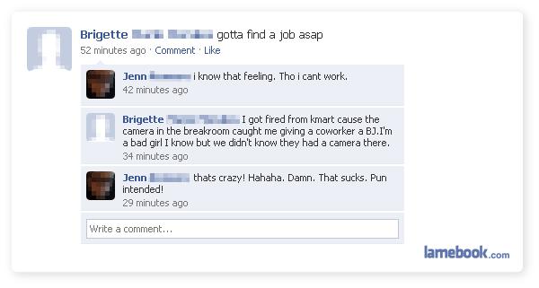 From the entry titled, "That Sucks"