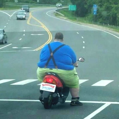 On his way to get Kentucky Fried Chicken?