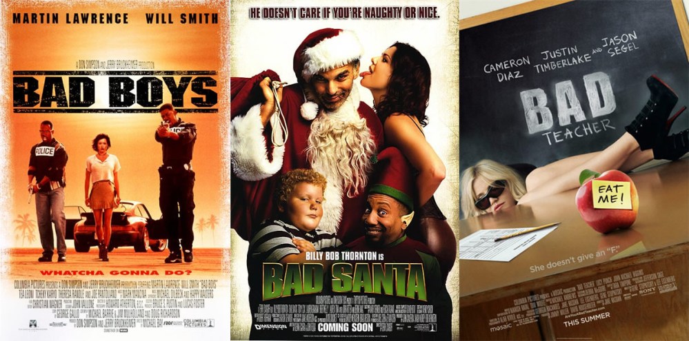 bad boys santa teacher poster
