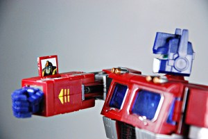 optimus prime arm communicator screen